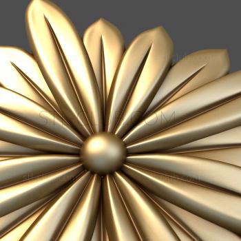 3D мадэль Квадратный цветок-2 (STL)